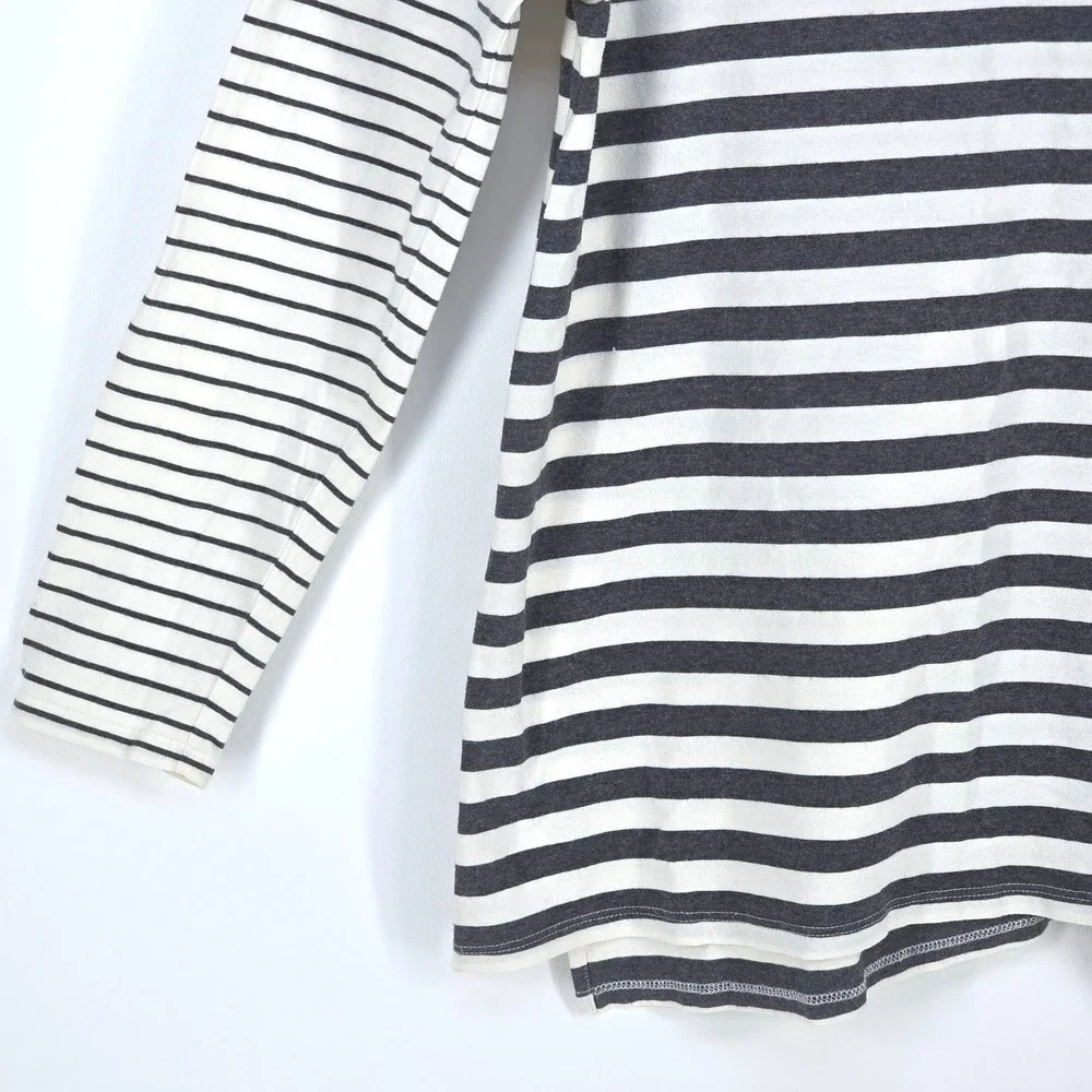 Matilda Jane Just Imagine Marcelle Boat Neck Womens Medium Striped Nautical Cozy